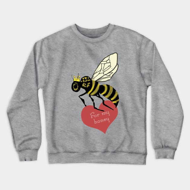 Bee Love Crewneck Sweatshirt by ahadden